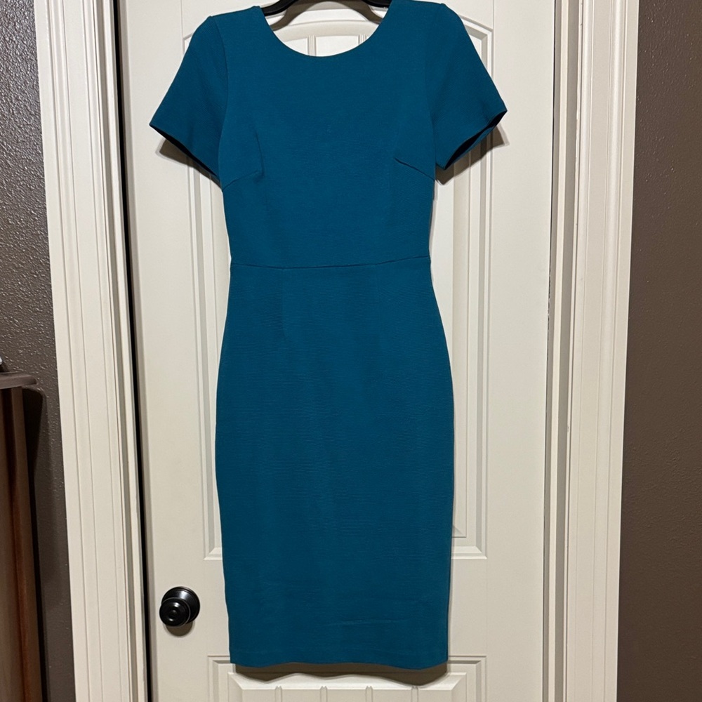 *SOLD* Boden Elegant Teal Midi Dress
